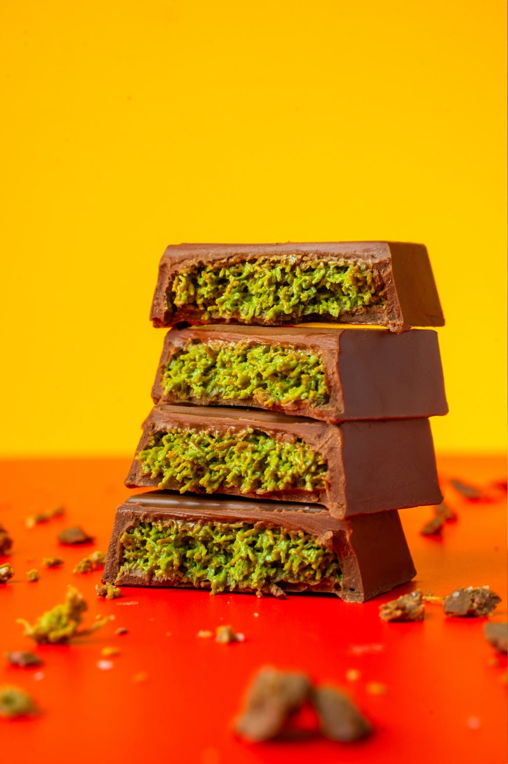 Pistachio kunafah chocolate bar (Dubai Chocolate)