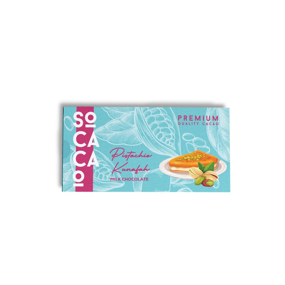 Pistachio Kunafah Chocolate Bar (Milk Chocolate)
