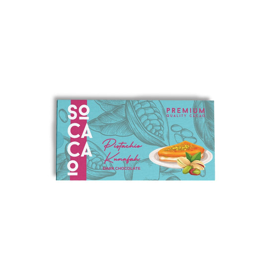 Pistachio Kunafah Chocolate Bar (Dark Chocolate)