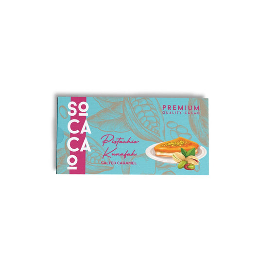 Pistachio Kunafah Chocolate Bar (Caramel Chocolate)
