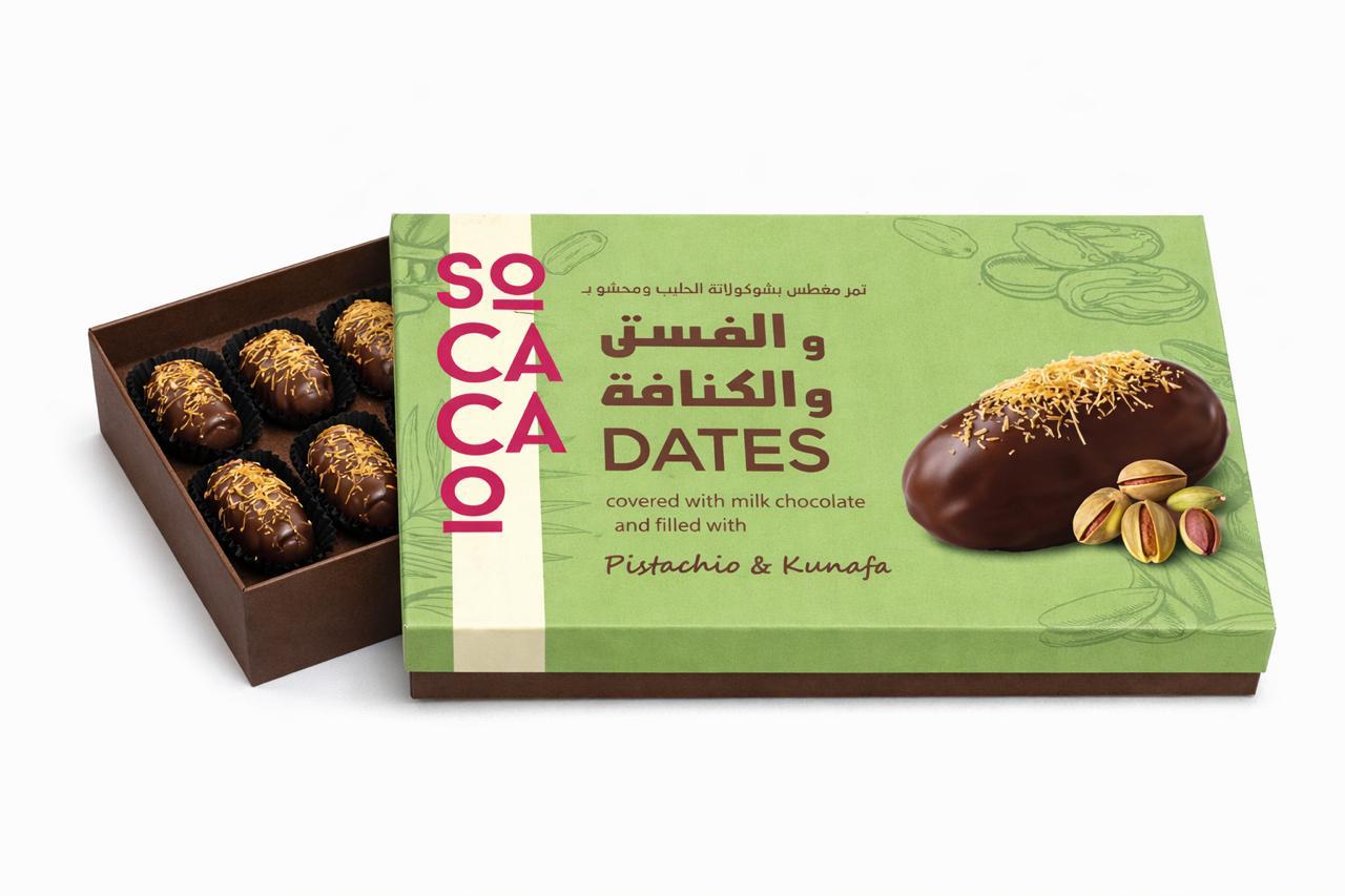 Dubai chocolate + covered with chocolate